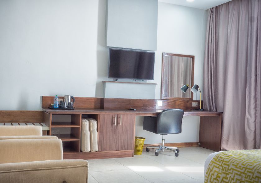 An enhanced room with added space